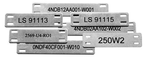 Stainless Steel Cable Markings Made To Order Online With SLD