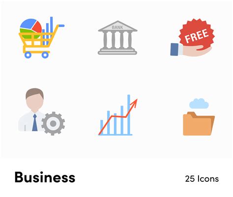 Business Flat Vector Icons S02142204 | Infografolio