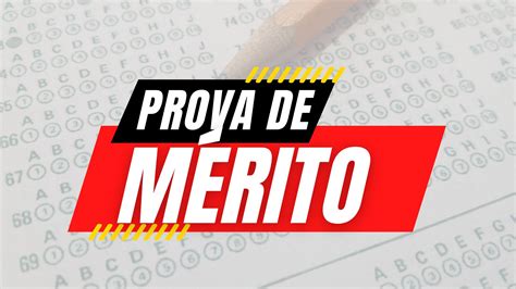 Inscrição Prova Do Merito