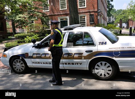 Campus police, Harvard University, Cambridge, Massachusetts, USA Stock ...