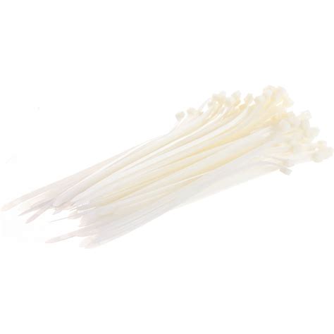 Пластиковые хомуты СИБРТЕХ, 300 х 8 мм, белые, 100 шт 45574 - выгодная ...