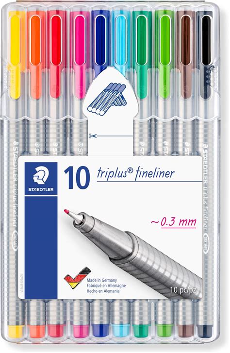 Staedtler Triplus Fineliner Feutres à pointe extra fine pour écriture