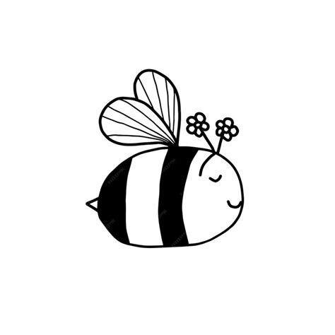 Premium Vector Cute Bee Cartoon Vector Isolated Vector Illustration