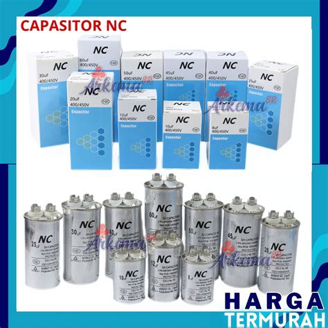 Jual Kapasitor Nc Running Capasitor Kapasitor Starting Kaki