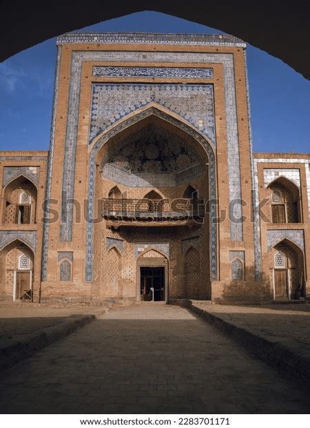 Facade Madrasah Persian Islamic Architecture Silk Stock Photo ...