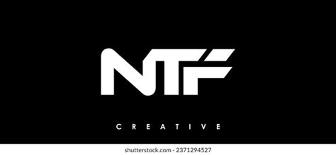 Ntf Letter Initial Logo Design Template Stock Vector (Royalty Free ...