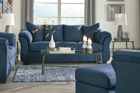 Darcy Blue Living Room Set By Signature Design By Ashley 1 Reviews