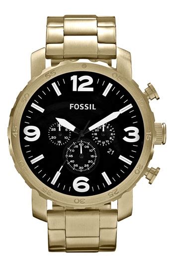 Fossil Nate Chronograph Bracelet Watch 50mm Nordstrom Fossil Watches For Men Watches For