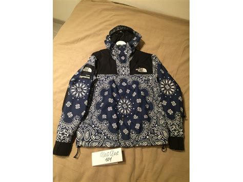 Supreme X The North Face Bandana Mountain Parka Jacket Marwood