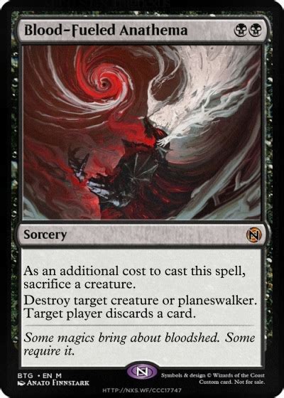 Mtgnexus Blood Fueled Anathema