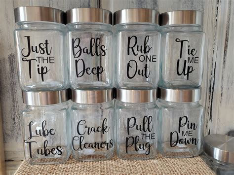 Funny Bathroom Jars Etsy