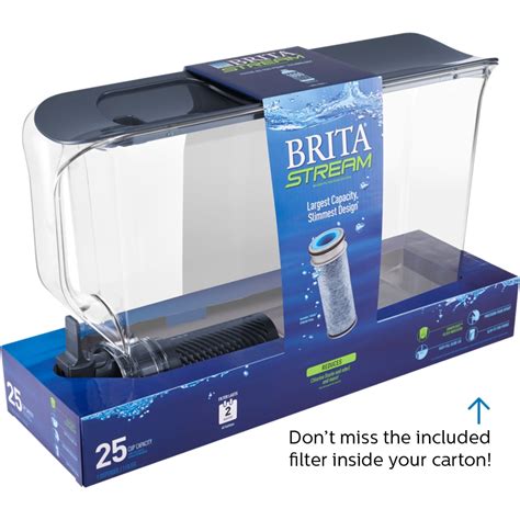 buy brita extra large  cup filtered water dispenser   stream
