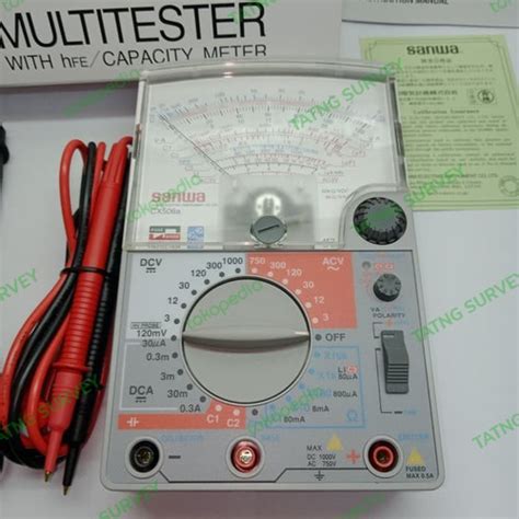 Jual Sanwa Cx506a Analog Multimeter Jakarta Barat Tatng Survey Tokopedia