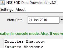 nse eod data downloader  configure  indexes  gather