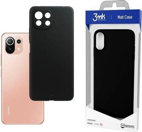 3Mk Matt Case Xiaomi Mi 11 Lite 5G Czarny Etui Na Telefon Ceny I