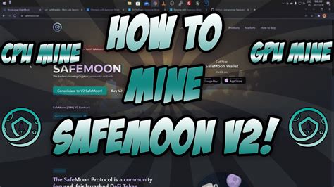 How To Mine Safemoon V2 SFM Tutorial GPU CPU Mining 2022 YouTube