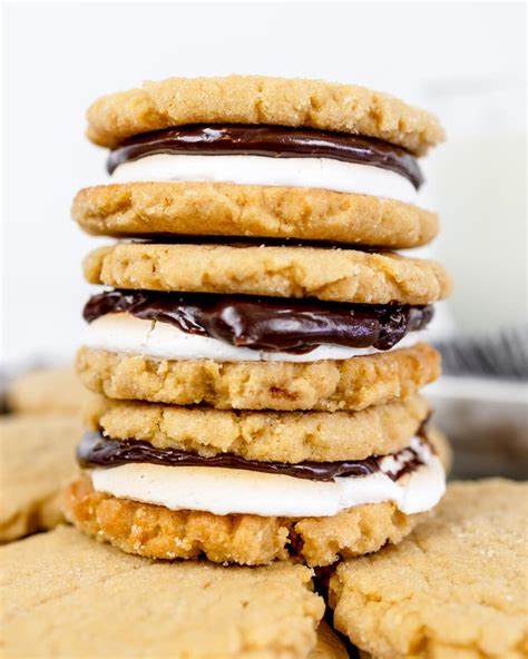 Peanut Butter Smores Cookies Best Cookie Recipes