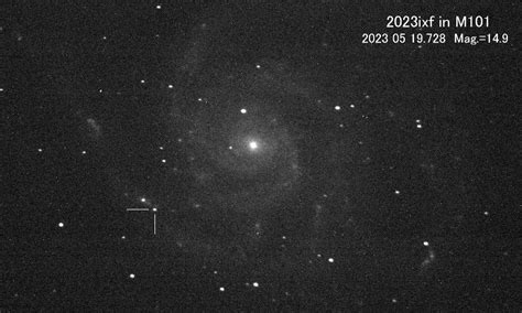 Bright Young Supernova Now Visible In M101