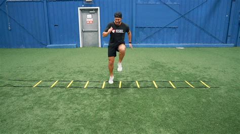 Lateral High Knees Ladder Drill Youtube