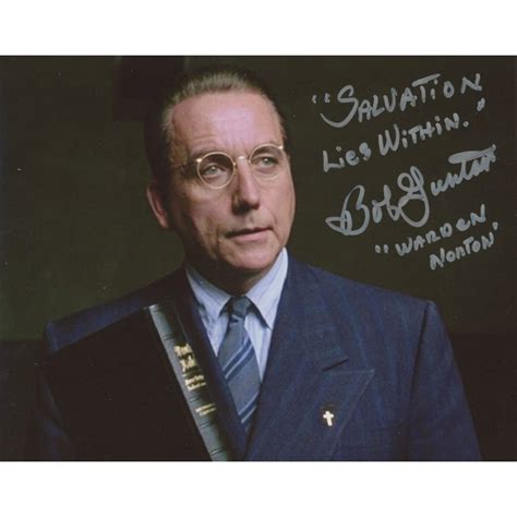 Bob Gunton Signed The Shawshank Redemption X Photo Inscribed