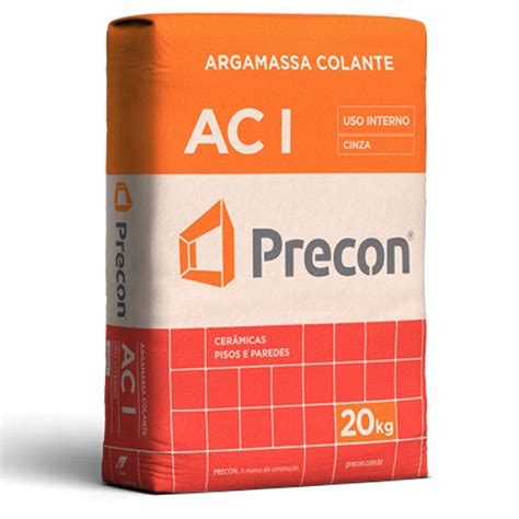 ARGAMASSA PRECON CINZA ACI 20KG Carmo Sion