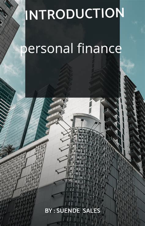 Introduction To Personal Finance Suende Sales Hotmart