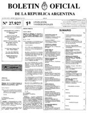 Boletín Oficial de la República Argentina 1994 1ra sección República