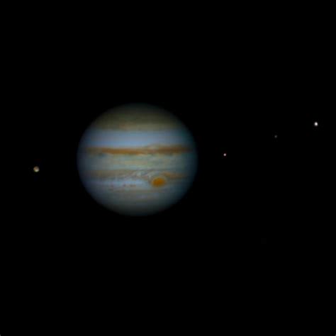 Jupiter And All 4 Galilean Moons Rastrophotography