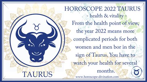 Taurus Horoscope 2022 Prediction In Health Vitality