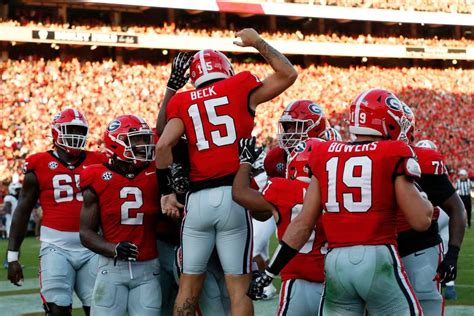 Georgia Football On Top Of Recent Top College Football Ap Poll Top