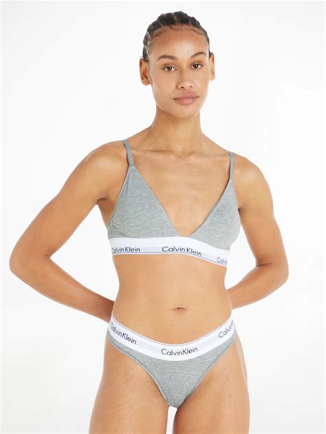 Calvin Klein Underwear Triangel BH LGHT LINED TRIANGLE Mit CK Logo