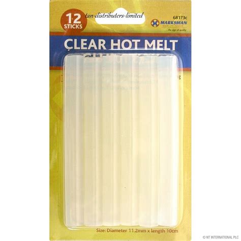 CLEAR HOT MELT GLUE STICK Thimbles Fabric Shop