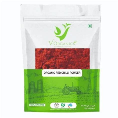 Organics Red Chilli Powder 500 G Packets At Rs 345kg In Jaipur Id 2853990677962