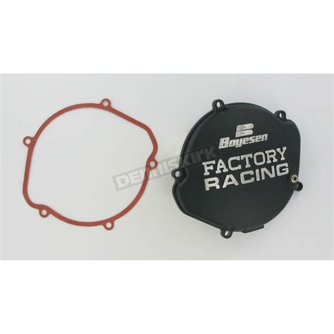 Boyesen Factory Racing Black Clutch Cover CC 01B Dirt Bike Motocross