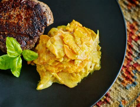 Curried Sweet Potato Gratin She Cookshe Cleans