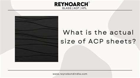 What Is The Actual Size Of ACP Sheet