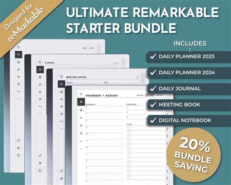 Remarkable Templates Bundle Ultimate Remarkable Starter Pack