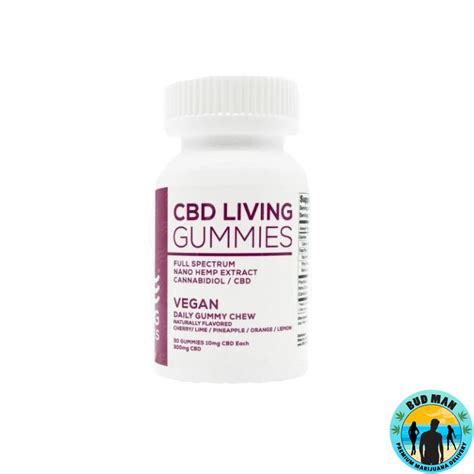 CBD Vegan Gummies – CBD Living (300mg CBD) | Bud Man Orange County Dispensary