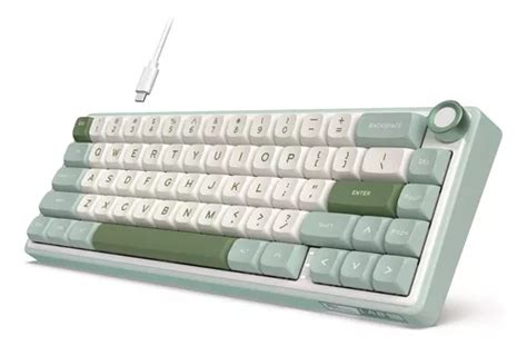 Rk Royal Kludge R Teclado Mec Nico Con Cable Con Perilla