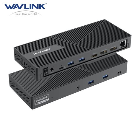 Wavlink 12 IN 1 USB C 4K Triple Docking Station With 130W PD RJ45 For