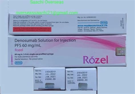 Rozel 60 Mg Denosumab Packaging Type Box At Best Price In Nagpur ID