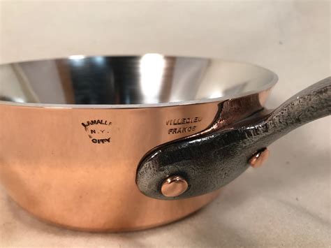 French 6 75 Inch Splayed Copper Tin Lined Sauce Pan Rocky Mountain