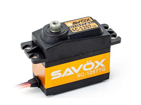 SAVÖX Digital Servo SC 1257TG mit Titanium Getriebe SC 1257TG