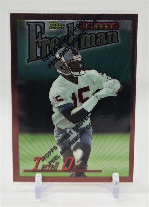 1996 Topps Finest Terrell Owens Rookie Card EBay