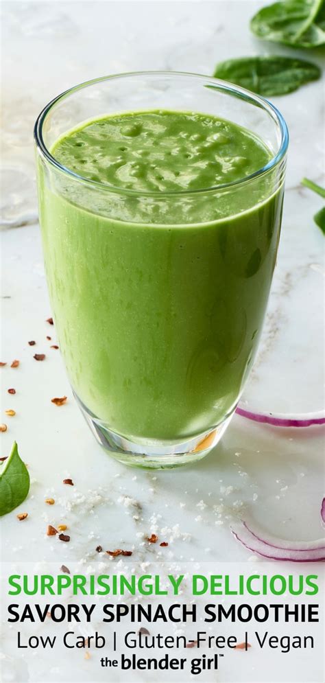 Savory Green Smoothie Vegan Gluten Free Paleo The Blender Girl