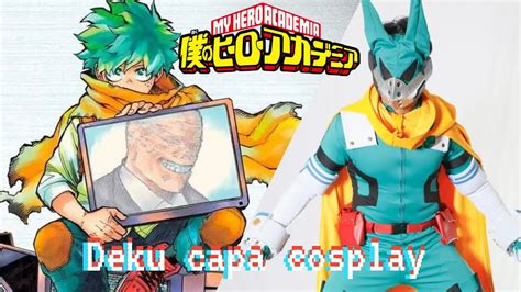 Capa Deku Vigilantegran Torino Cosplay Tutorialmy Hero Academia