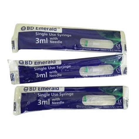 3ml Bd Emerald Syringe At Rs 250 Piece Medical Syringes In Jaipur