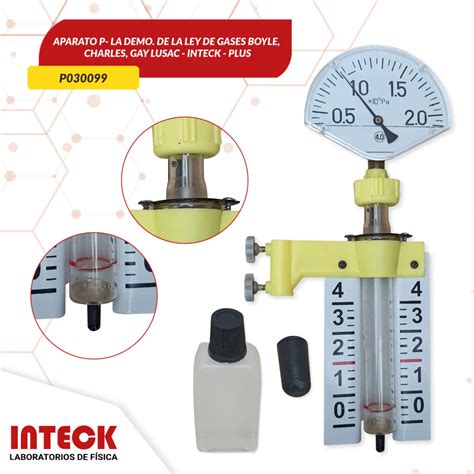 Aparato P La Demo De La Ley De Gases Boyle Charles Gay Lusac P Inteck Plus