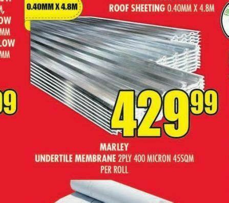 Roof Sheeting Offer At Boxer Build