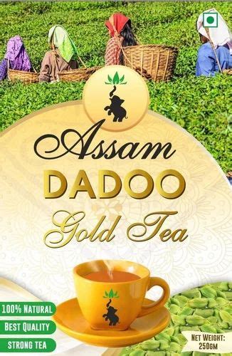 Packet Assam Dadoo Gold Tea Elachi Granules Packaging Size G At